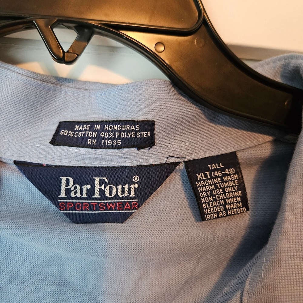 Par Four‎ Golf Polo Bundle of 2 Red Blue Mens XLT Tall (46-48) - Picture 4 of 6
